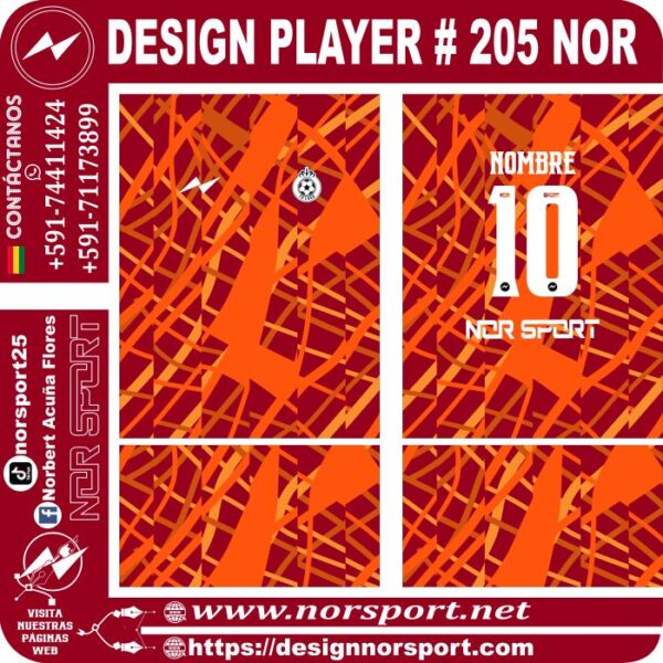 DESIGN PLAYER # 205 NOR