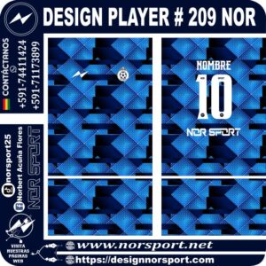 DESIGN PLAYER # 209 NOR