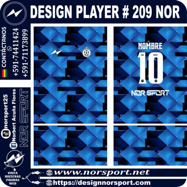 DESIGN PLAYER # 209 NOR