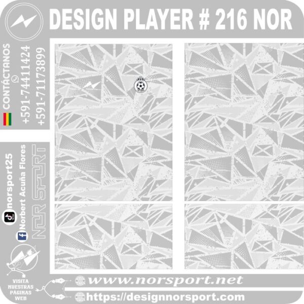 DESIGN PLAYER # 216 NOR