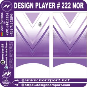 DESIGN PLAYER # 222 NOR