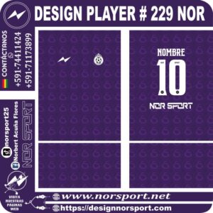 DESIGN PLAYER # 228 NOR
