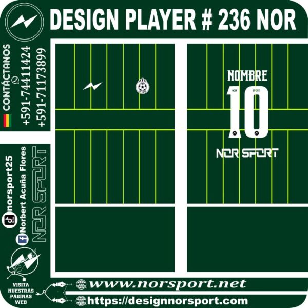 DESIGN PLAYER # 236 NOR