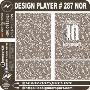 DESIGN PLAYER # 287 NOR
