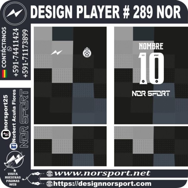 DESIGN PLAYER # 289 NOR