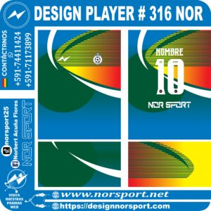 DESIGN PLAYER # 316 NOR