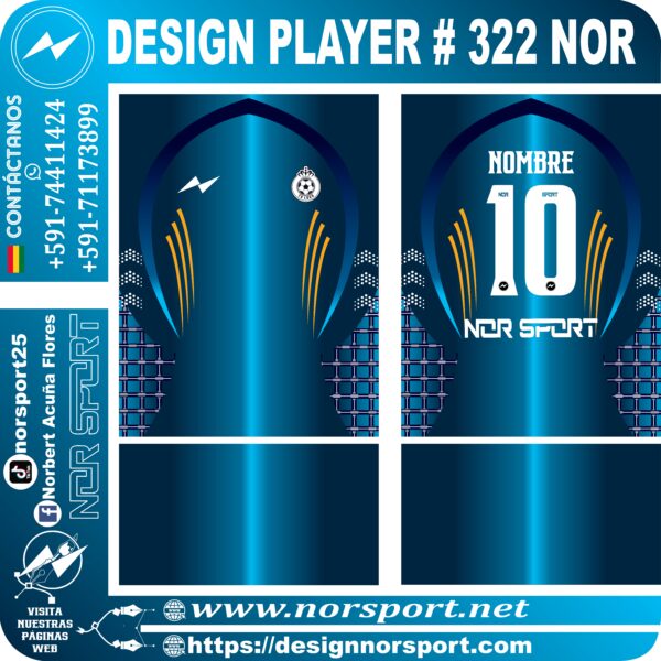 DESIGN PLAYER # 322 NOR