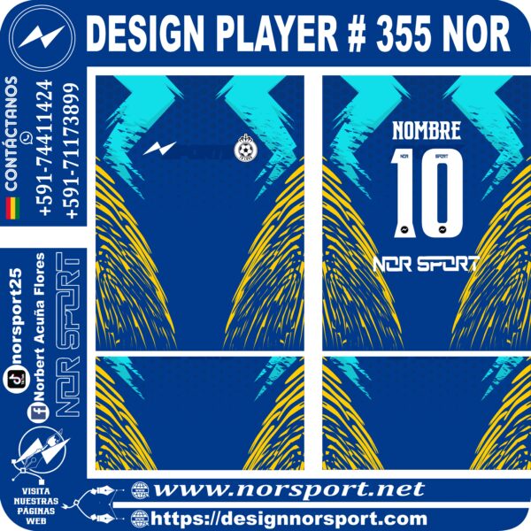 DESIGN PLAYER # 355 NOR