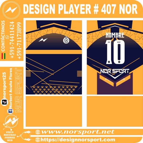 DESIGN PLAYER # 407 NOR