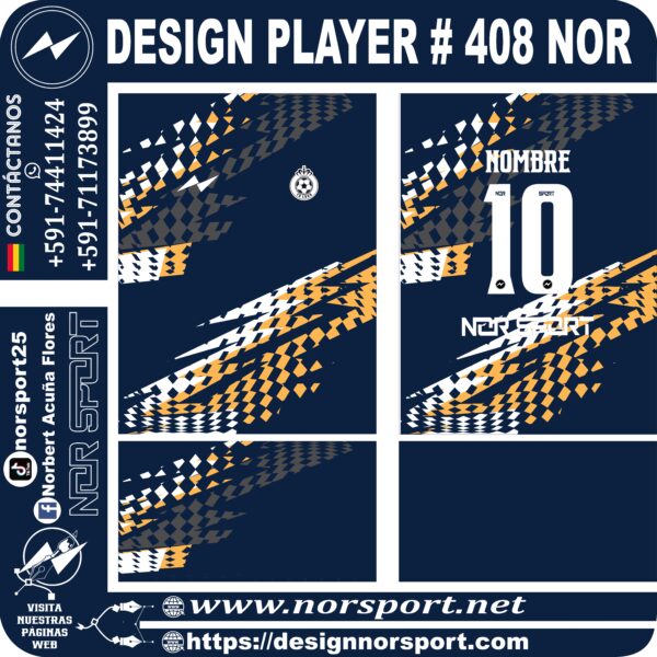 DESIGN PLAYER # 408 NOR