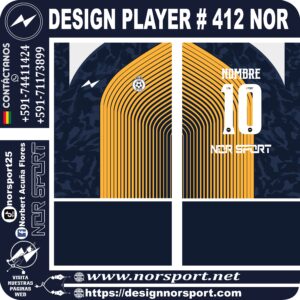 DESIGN PLAYER # 412 NOR
