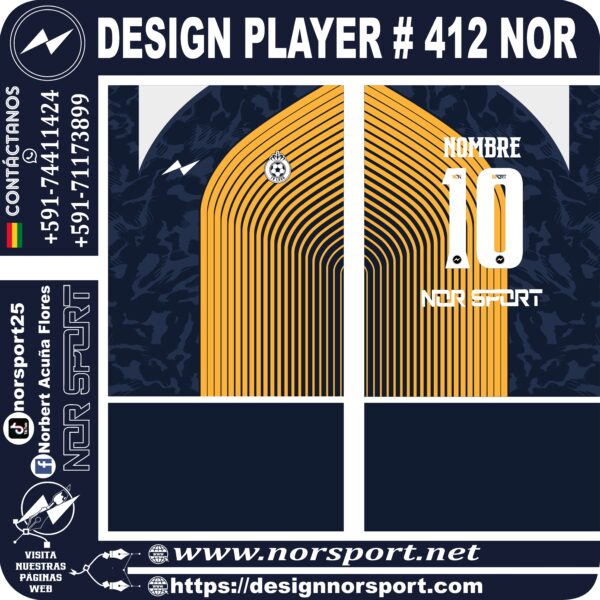 DESIGN PLAYER # 412 NOR