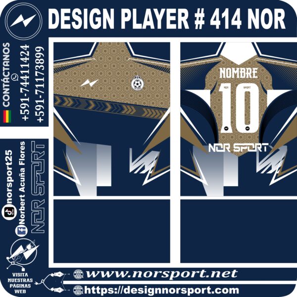 DESIGN PLAYER # 414 NOR