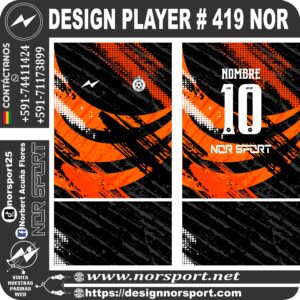 DESIGN PLAYER # 419 NOR