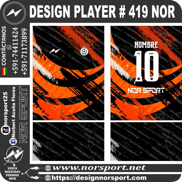 DESIGN PLAYER # 419 NOR