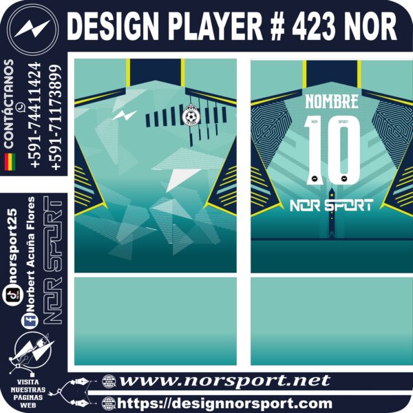 DESIGN PLAYER # 423 NOR