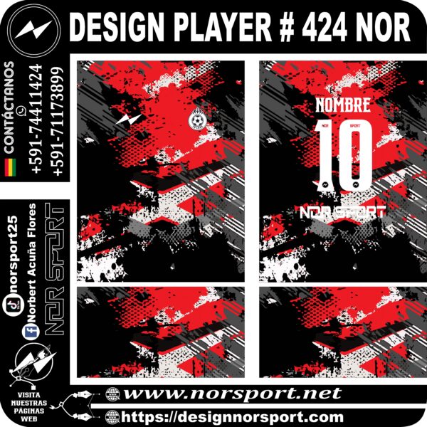 DESIGN PLAYER # 424 NOR