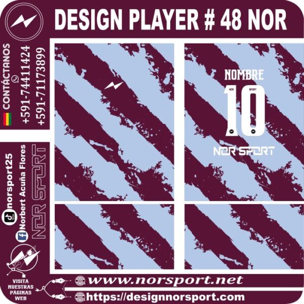 DESIGN PLAYER # 46 NORDESIGN PLAYER # 48 NOR