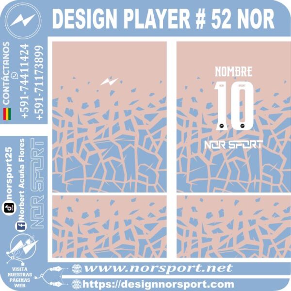 DESIGN PLAYER # 52 NOR