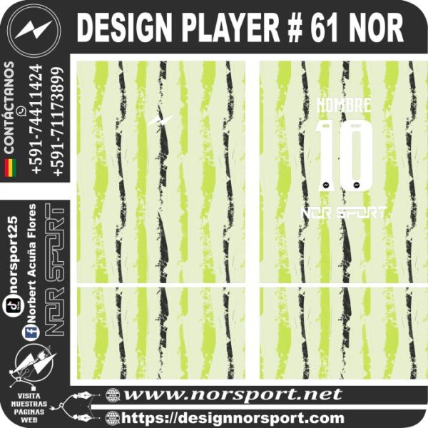 DESIGN PLAYER # 61 NOR