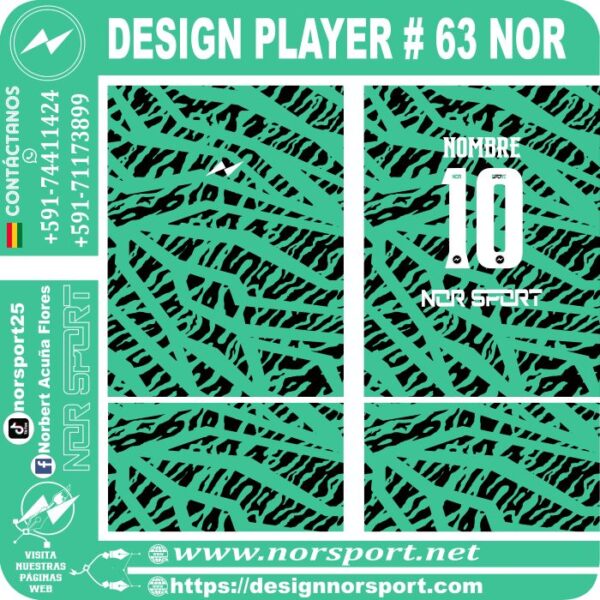 DESIGN PLAYER # 63 NOR