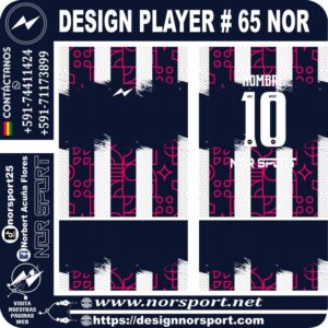 DESIGN PLAYER # 65 NOR
