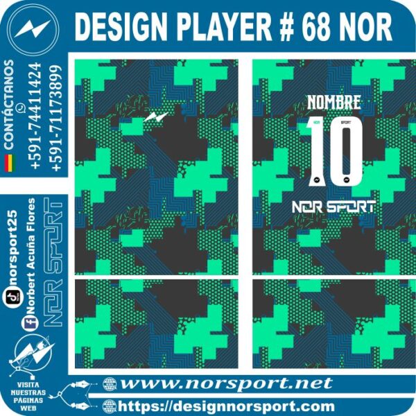 DESIGN PLAYER # 68 NOR