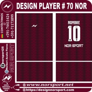 DESIGN PLAYER # 70 NOR