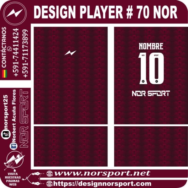 DESIGN PLAYER # 70 NOR