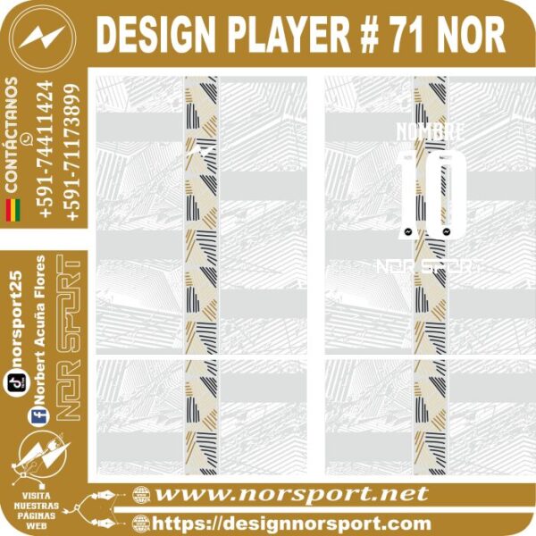 DESIGN PLAYER # 71 NOR