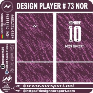 DESIGN PLAYER # 73 NOR