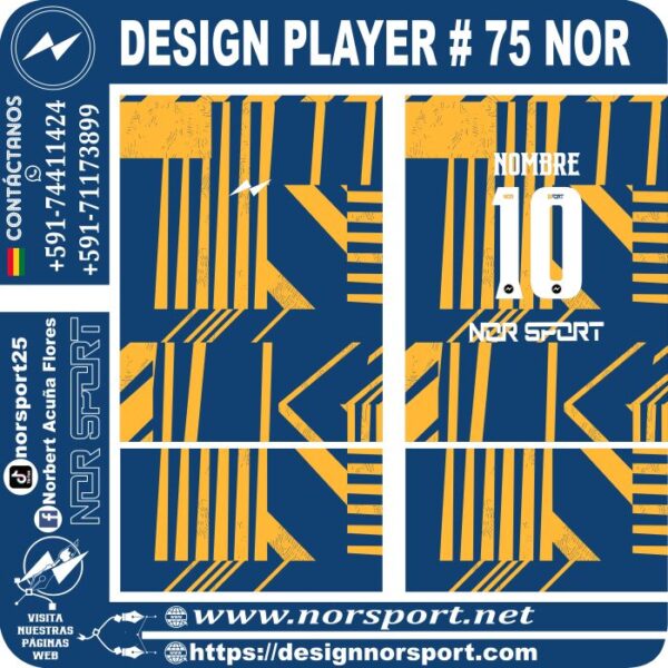 DESIGN PLAYER # 75 NOR