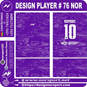DESIGN PLAYER # 76 NOR