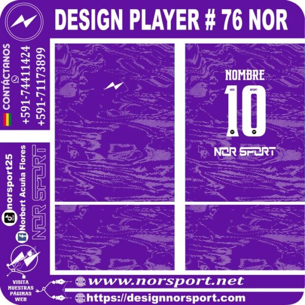 DESIGN PLAYER # 76 NOR