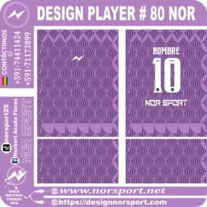 DESIGN PLAYER # 80 NOR