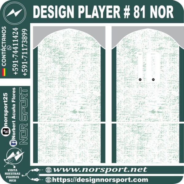 DESIGN PLAYER # 81 NOR