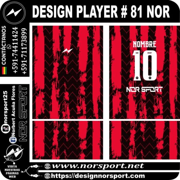 DESIGN PLAYER # 82 NOR