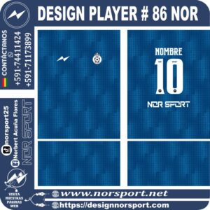 DESIGN PLAYER # 86 NOR