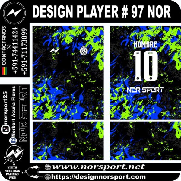 DESIGN PLAYER # 97 NOR