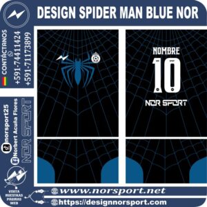 DESIGN SPIDER MAN BLUE NOR