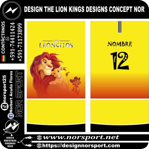 DESIGN THE LION KINGS DESIGNS CONCEPT NOR