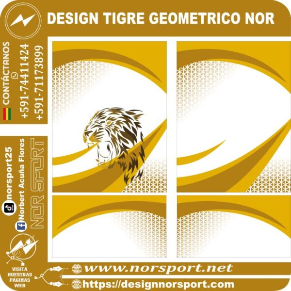 DESIGN TIGRE GEOMETRICO NOR