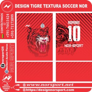 DESIGN TIGRE TEXTURA SOCCER NOR