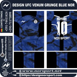DESIGN UFC VENUM GRUNGE BLUE NOR
