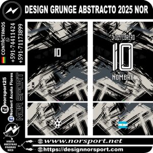 DESIGN GRUNGE ABSTRACTO 2025 NOR