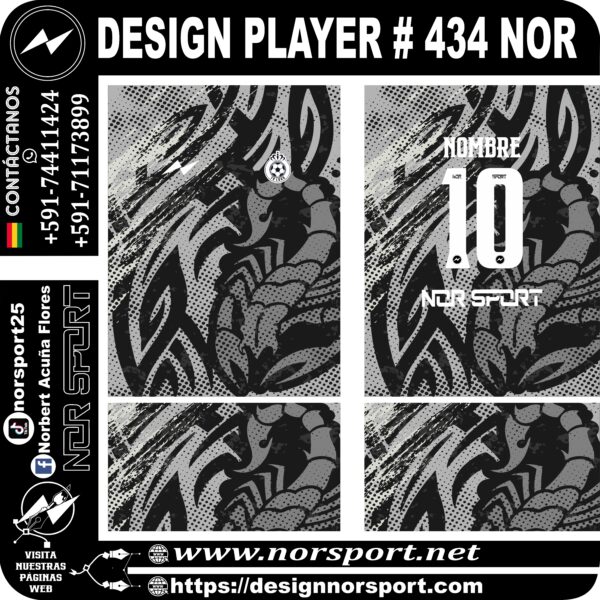DESIGN PLAYER # 434 NOR