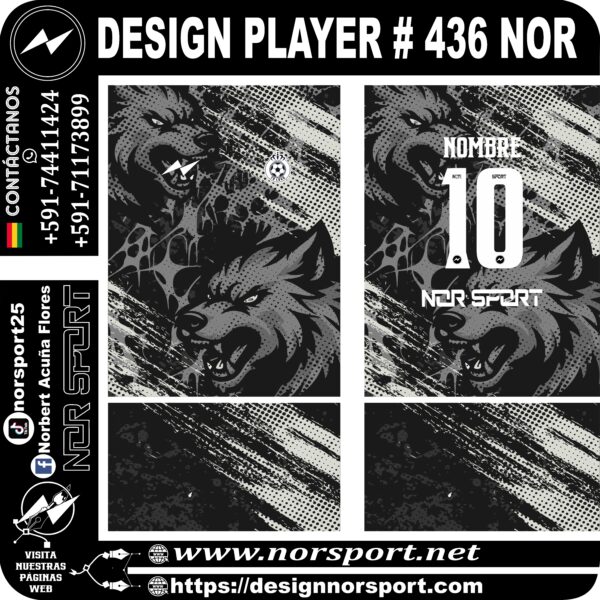 DESIGN PLAYER # 436 NOR