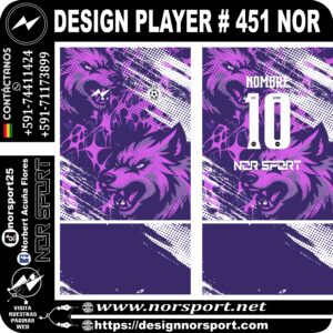 DESIGN PLAYER # 451 NOR