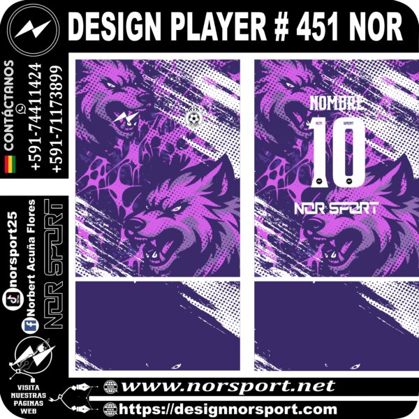 DESIGN PLAYER # 451 NOR