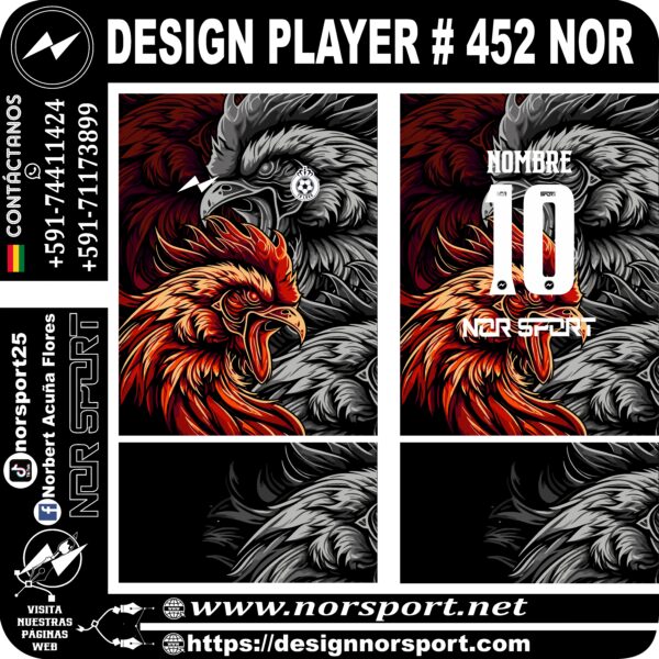 DESIGN PLAYER # 452 NOR